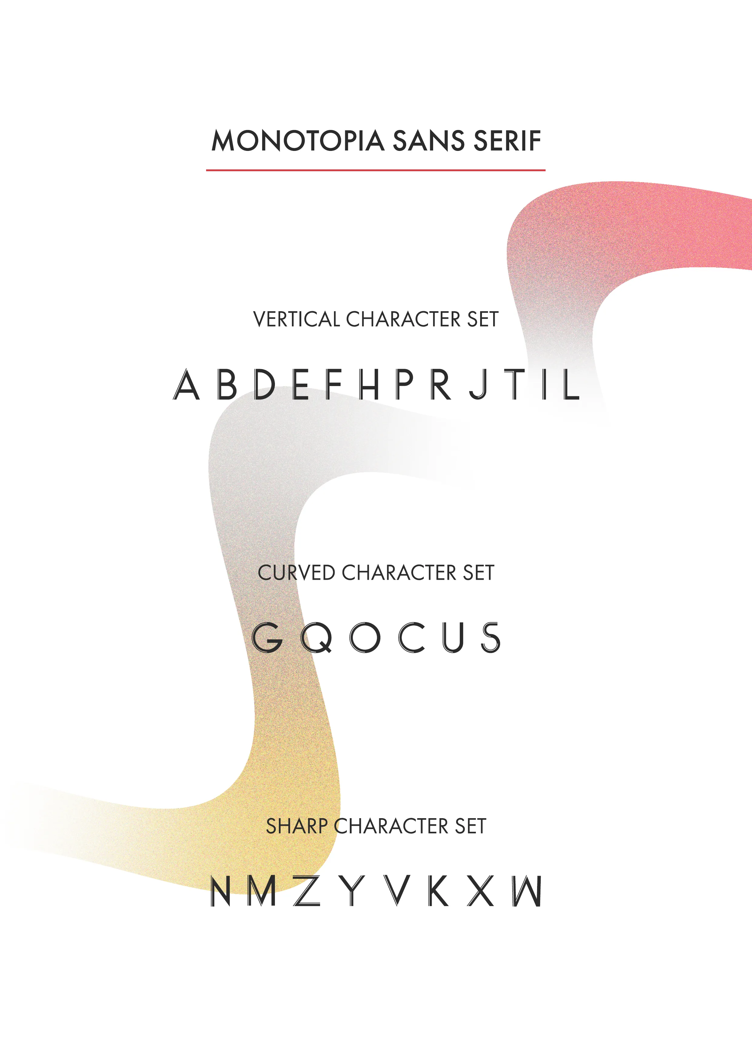 Typeface design book spread