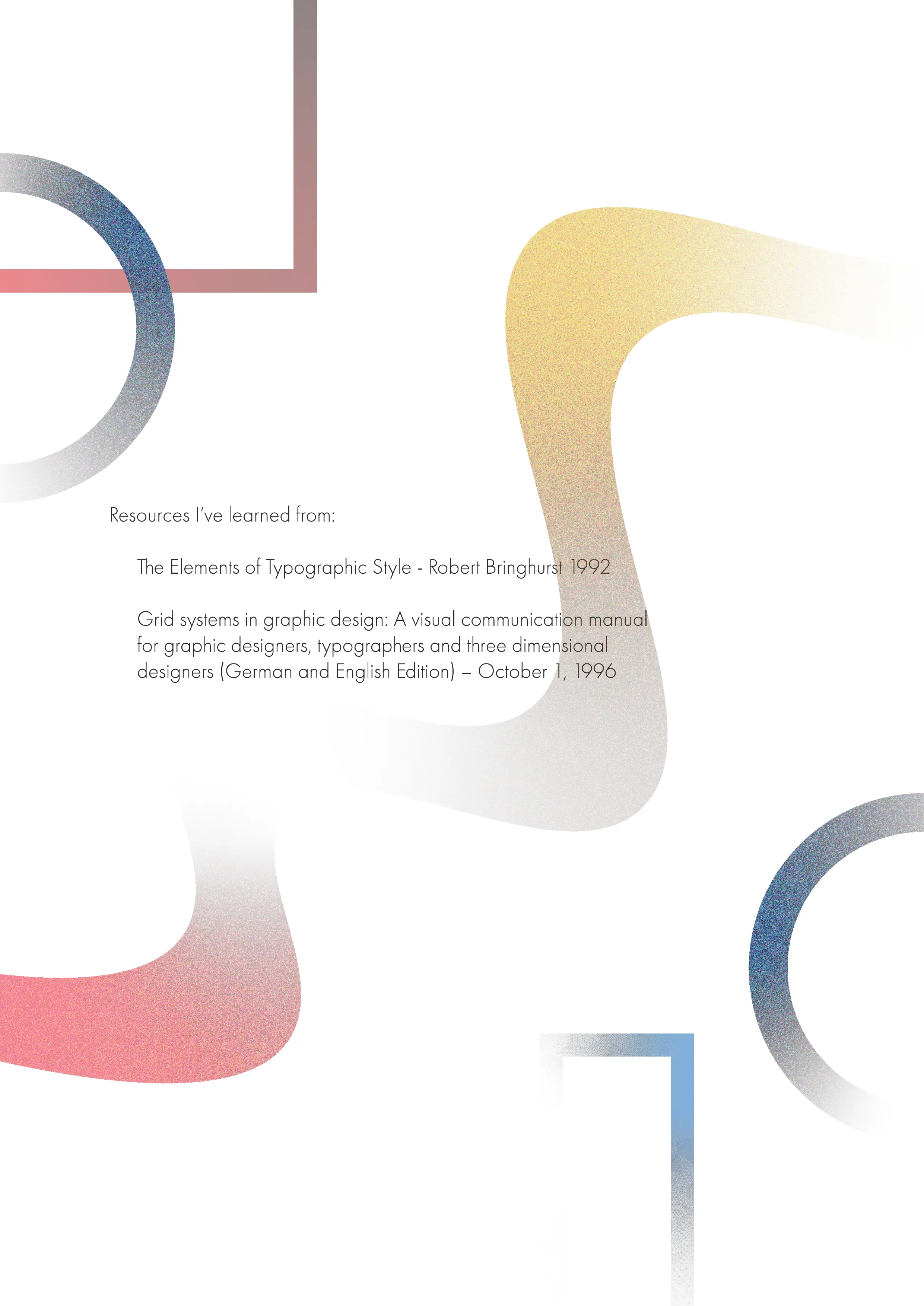Typeface design book spread